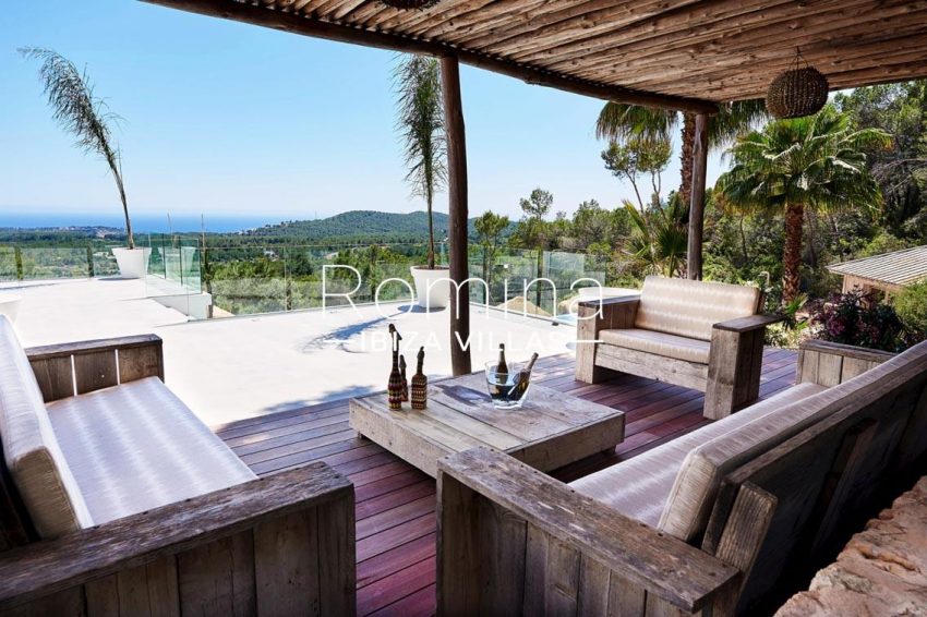 villa adelfa ibiza-1terrace sitting area sea view