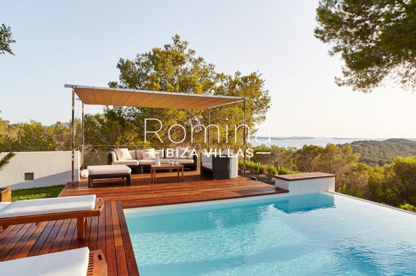 villa somchai ibiza-1pool chill out sea view