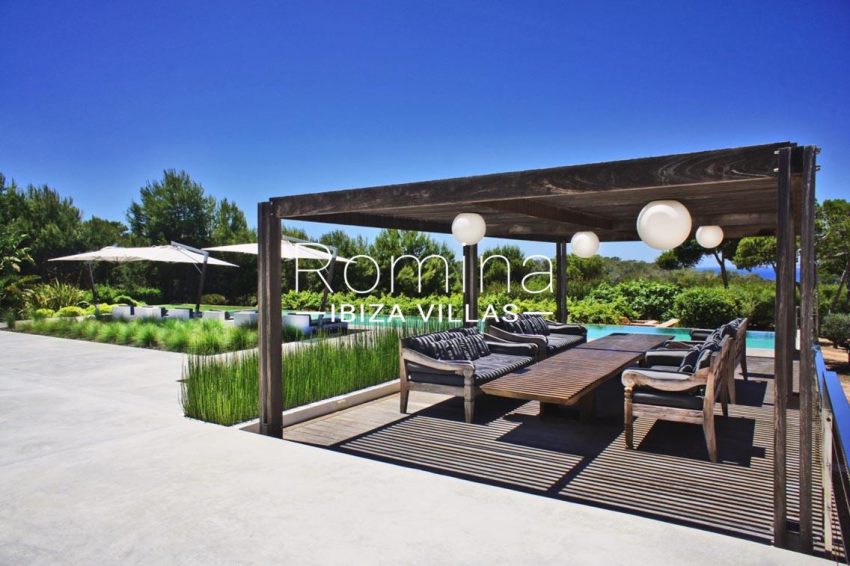 villa vallis ibiza-2pool wooden deck terraces