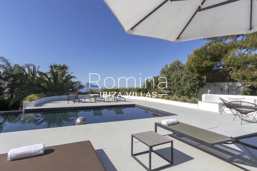 can sarmiento ibiza-1pool terrace sea view vedra