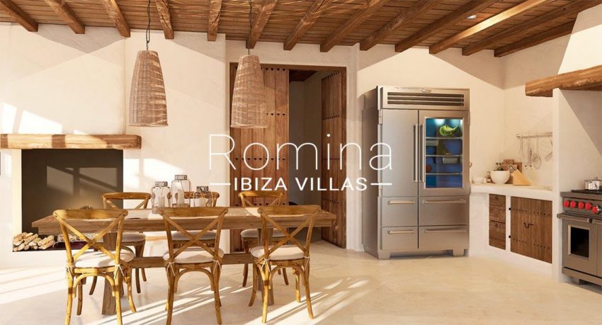 finca nina ibiza-3zdining room kitchen