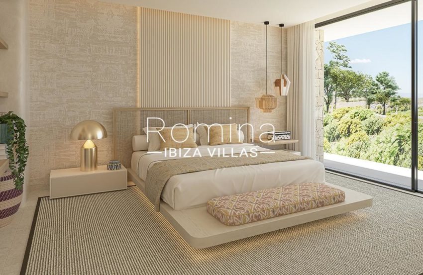 9 DORMITORIO PRINCIPAL Romina ibiza villas proyecto corallisa