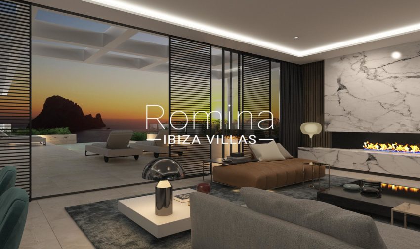 12-RV5176-71 Villa Hypnose - rominas ibiza villas - living room night