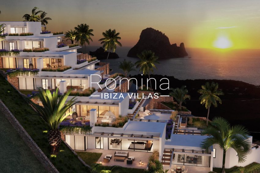 15-RV5176-71 Villa Hypnose - rominas ibiza villas - view urbanNight_left side top