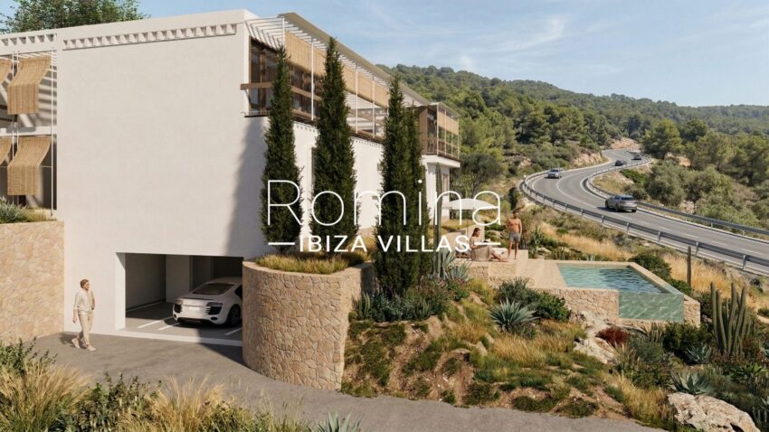 Ibiza Carrer de Cala Olivera - parking garage